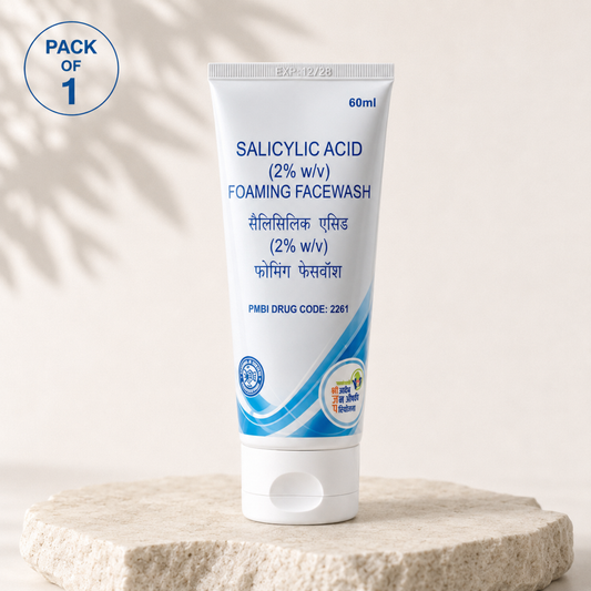 Jan Aushadhi Salicylic Acid 2% w/v Facewash (60 ml)